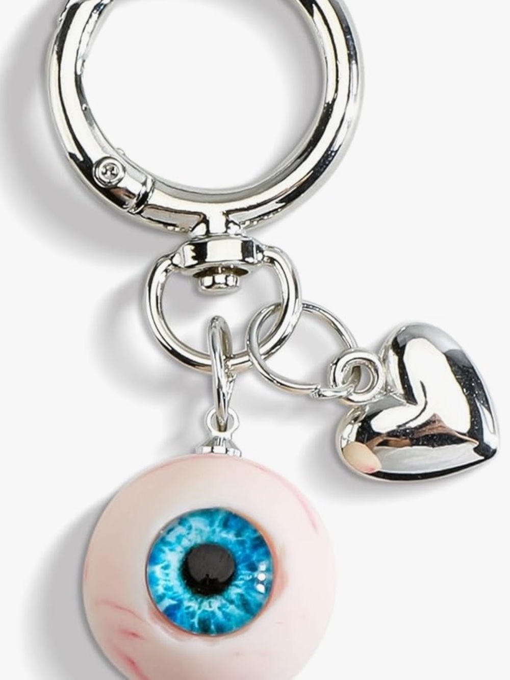 Blue Eyeball purse/bag Keychain